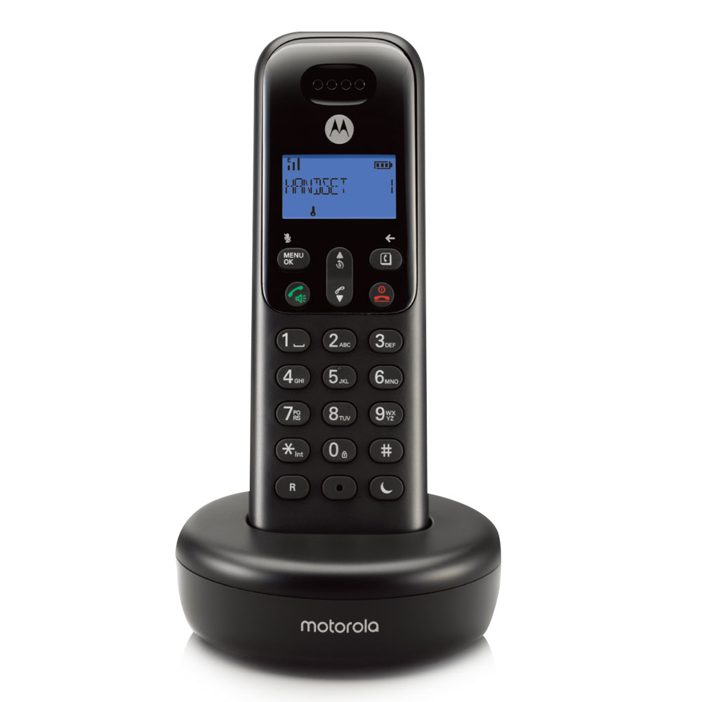 MOTOROLA 免持扩音数位无线电话T501+◉80A003
